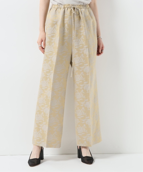 CITYSHOP（シティーショップ）の「フラワーJQサテンパンツ（その他パンツ・レディース・ベージュ/ネイビー・38/36）」の20枚目の写真