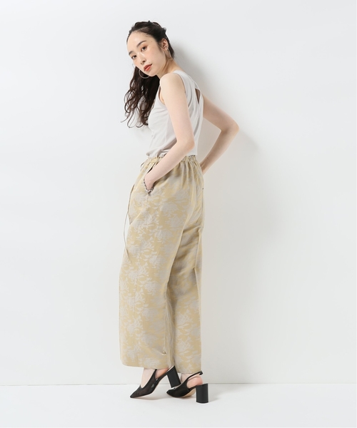 CITYSHOP（シティーショップ）の「フラワーJQサテンパンツ（その他パンツ・レディース・ベージュ/ネイビー・38/36）」の16枚目の写真
