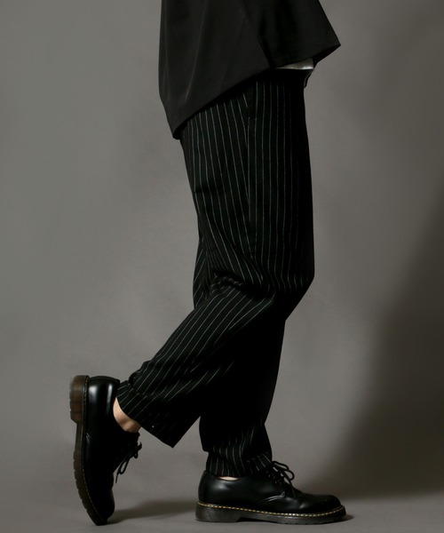 SITRY（シトリー）の「ワイドテーパードパンツ／シェフパンツ　/イージーパンツ＜無地・チェック＞（その他パンツ・メンズ・ブラック/グレー系その他/ブラウン系その他/ベージュ系その他/グレー系その他2/ブラック系その他/ブルー系その他/ベージュ系その他2・M/L）」の2枚目の写真