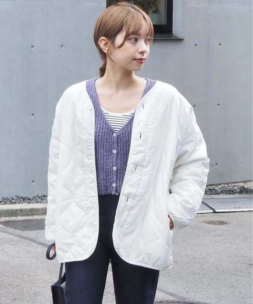 セール】【2サイズ展開】キルティングジャケット【web限定アイテム