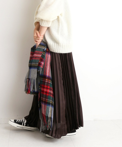 SLOBE IENA（スローブイエナ）の「サテンプリーツスカート◇（スカート 