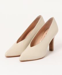 Limit till 2359 リミットティル2359 ポインテッドトゥVカット美脚ヒールパンプス