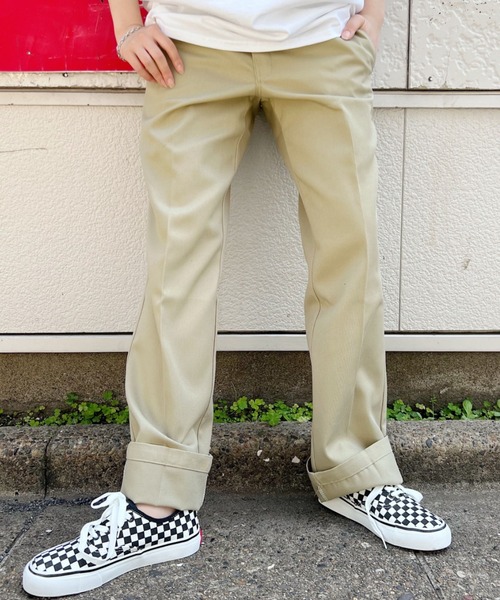 Dickies（ディッキーズ）の「Dickies(ディッキーズ) / 874 オリジナル ワイド ストレート チノ ワークパンツ（チノパンツ・メンズ・ダークネイビー/チャコール/カーキ/ダークブラウン/ブラック/オリーブ/ホワイト/グリーン・XL/S/M/L）」の6枚目の写真