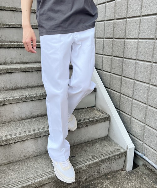 Dickies（ディッキーズ）の「Dickies(ディッキーズ) / 874 オリジナル ワイド ストレート チノ ワークパンツ（チノパンツ・メンズ・ダークネイビー/チャコール/カーキ/ダークブラウン/ブラック/オリーブ/ホワイト/グリーン・XL/S/M/L）」の12枚目の写真
