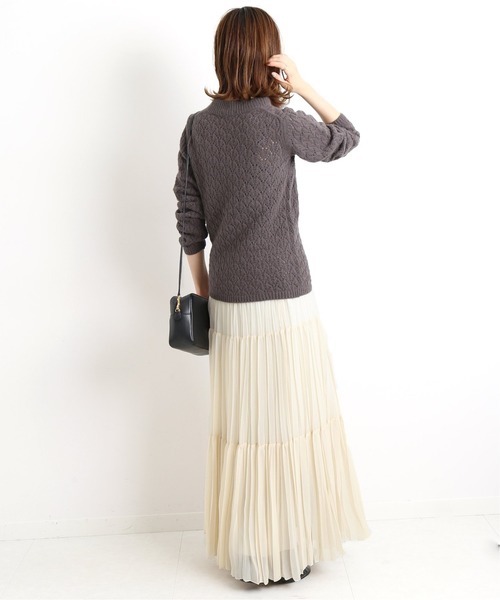 セール】W/Fox 透かし柄プルオーバー◇（ニット/セーター）｜IENA