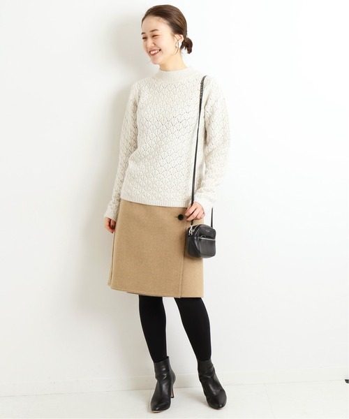 セール】W/Fox 透かし柄プルオーバー◇（ニット/セーター）｜IENA