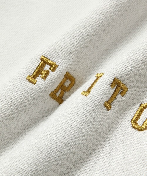 FRUIT OF THE LOOM(フルーツオブザルーム)の「【FRUIT OF THE LOOM別注】ロゴラインパーカー(パーカー・メンズ・パープル/オフホワイト/キャメル・M/L)」の5枚目の写真