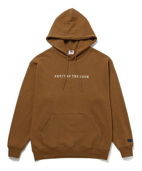 FRUIT OF THE LOOM(フルーツオブザルーム)の「【FRUIT OF THE LOOM別注】ロゴラインパーカー(パーカー・メンズ・パープル/オフホワイト/キャメル・M/L)」の12枚目の写真