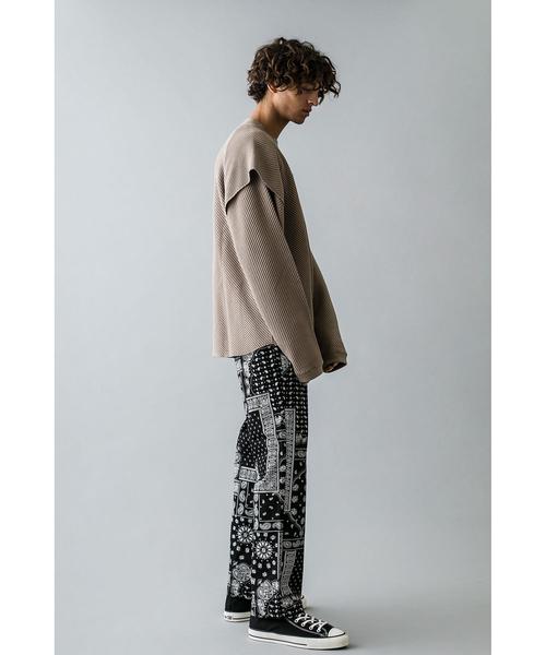 MONKEY TIME（モンキータイム）の「＜monkey time＞ BIAS WAFFLE LYD LSL/サーマル（Tシャツ/カットソー・メンズ・オフホワイト/ベージュ・SMALL/X-LARGE/LARGE/MEDIUM）」の21枚目の写真