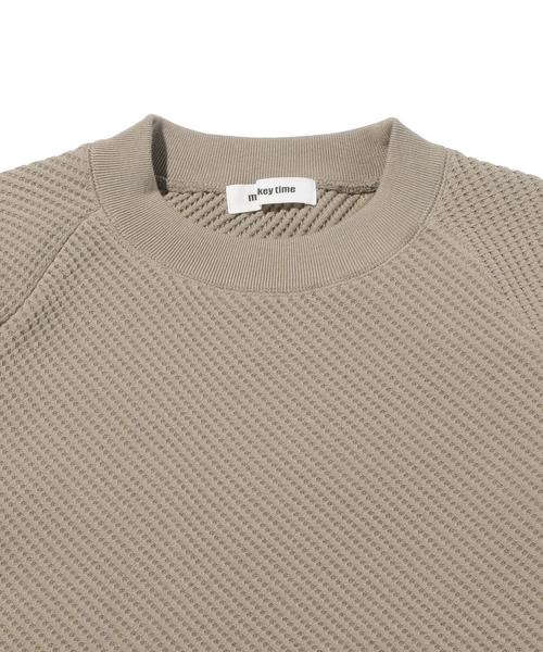 MONKEY TIME（モンキータイム）の「＜monkey time＞ BIAS WAFFLE LYD LSL/サーマル（Tシャツ/カットソー・メンズ・オフホワイト/ベージュ・SMALL/X-LARGE/LARGE/MEDIUM）」の16枚目の写真