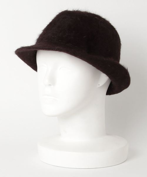 HVC（エイチブイシー）の「アンゴラ中折れハット（ハット・レディース・ブラック/ベージュ/グレー/ブラウン/レッド・FREE）」の4枚目の写真