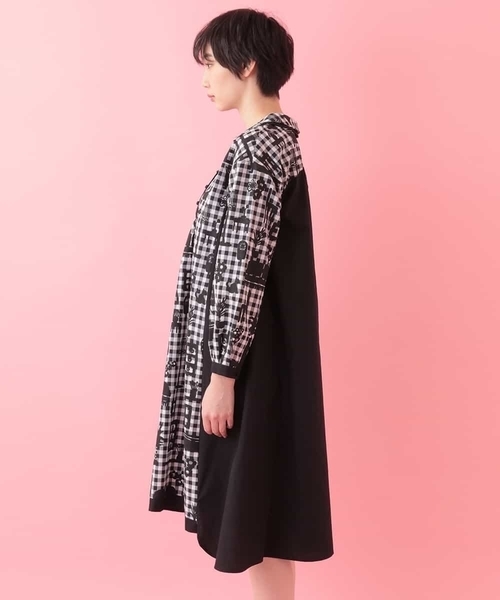 見事な ワンピース Jocomomola ホコモモラ のワンピース ドールハウスプリントワンピース Gjedk を購入できます Jocomomola ワンピースドールハウスプリントワンピース ワンピース Jocomomola ホコモモラ のファッション