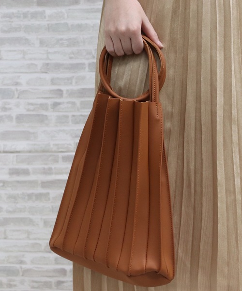 Ap Retro アプレトロ の レザープリーツトートバッグ Zozo限定アイテム トートバッグ Wear