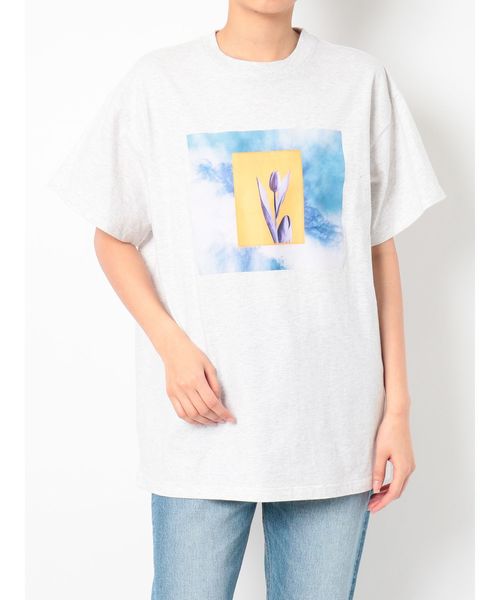 jouetie（ジュエティ）の「ネオンフォトBIGTシャツ（Tシャツ/カットソー・レディース・ブラック/グレー/ブルー・MEDIUM）」の21枚目の写真