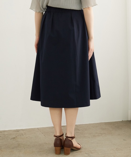 ROPE' PICNIC(ロペピクニック)の「【セットアップ対応】【多機能】アシンメトリータックスカート(スカート・レディース・ネイビー/ボルドー/ベージュ系その他・40/38)」の6枚目の写真