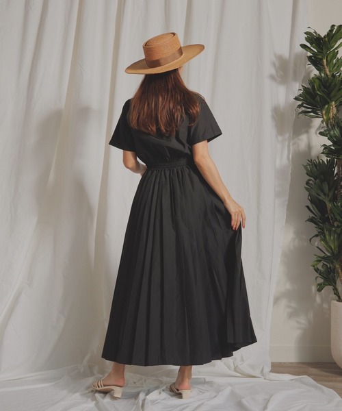 LADYMADE(レディメイド)の「プリーツシャツロングワンピース(ワンピース・レディース・ベージュ/ブラック/オフホワイト/オレンジ・S/M)」の8枚目の写真