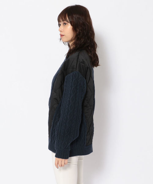 エズミ EZUMi カーディガン EZUMi（エズミ）の「EZUMi（エズミ）キルトコンビカーディガン
