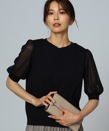 UNTITLED | 【洗える】袖コンシャスカットソー(Tシャツ/カットソー)