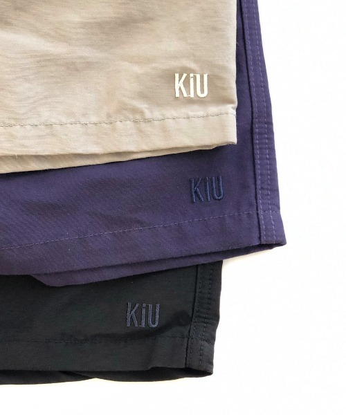 KiU（キウ）の「KiU WEB・直営店 限定 / ベーシック ショーツ / ショートパンツ / ハーフパンツ（その他パンツ・メンズ・グレー/ネイビー/ブラック・MEDIUM/LARGE）」の7枚目の写真