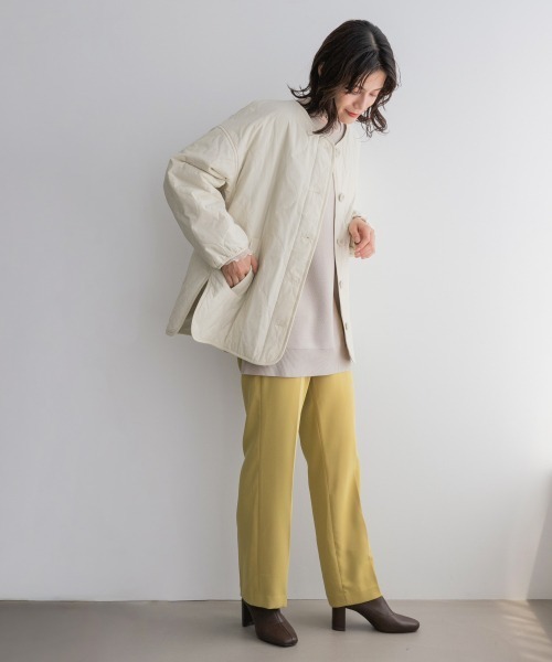 LOWRYS FARM（ローリーズファーム）の「キルティングブルゾン　895706（ブルゾン・レディース・ブラック/グリーン/アイボリー・FREE）」の16枚目の写真