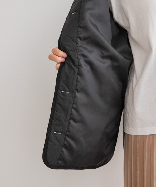 LOWRYS FARM（ローリーズファーム）の「キルティングブルゾン　895706（ブルゾン・レディース・ブラック/グリーン/アイボリー・FREE）」の5枚目の写真