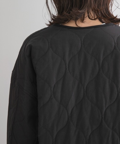 LOWRYS FARM（ローリーズファーム）の「キルティングブルゾン　895706（ブルゾン・レディース・ブラック/グリーン/アイボリー・FREE）」の10枚目の写真