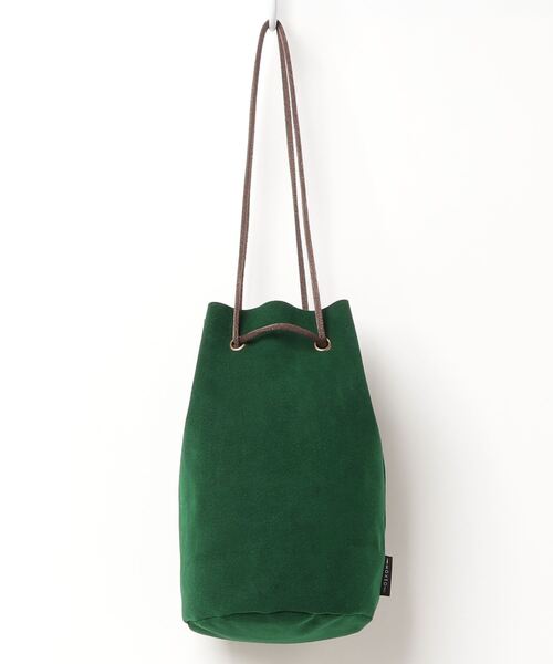 OSKON(オスコン)の「OSKON/オスコン Drawstring Bag(エコバッグ/サブバッグ・レディース・グリーン/ロイヤルブルー/レッド/イエロー/ベージュ/ブラック・ONE SIZE)」の4枚目の写真