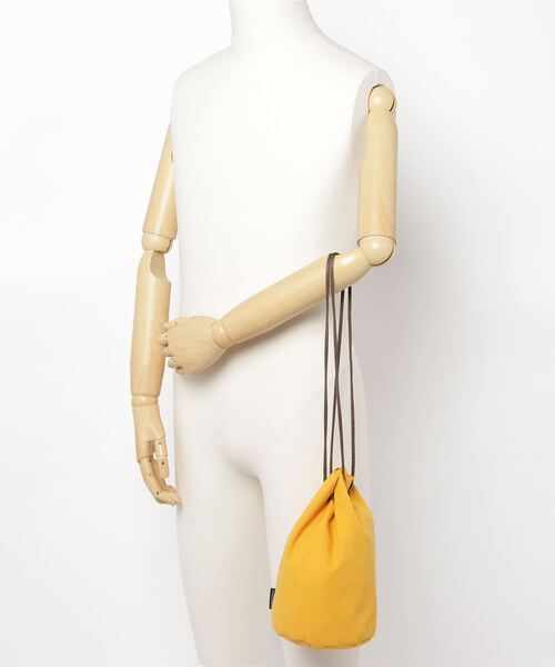 OSKON(オスコン)の「OSKON/オスコン Drawstring Bag(エコバッグ/サブバッグ・レディース・グリーン/ロイヤルブルー/レッド/イエロー/ベージュ/ブラック・ONE SIZE)」の7枚目の写真