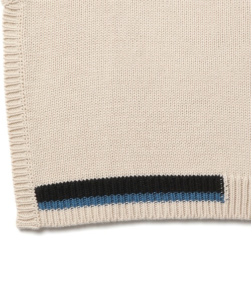 unlow（アンロー）の「【WEARISTA 心】マルチカラーチルデンニットベスト（ベスト・メンズ・ブラック/ブルー/ライトベージュ・S/M）」の9枚目の写真