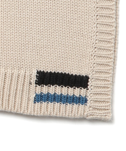 unlow（アンロー）の「【WEARISTA 心】マルチカラーチルデンニットベスト（ベスト・メンズ・ブラック/ブルー/ライトベージュ・S/M）」の10枚目の写真