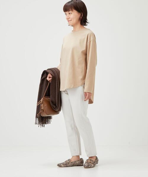 XS / H148-155cm ] SC ボートネック ロングスリーブ Tシャツ（T