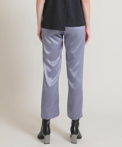 Name.(ネーム)の「【Name.(ネーム)】サテンイージーパンツ W-NMPT-20AW-013(その他パンツ・レディース・パープル/ダークグレー・1/2)」の5枚目の写真
