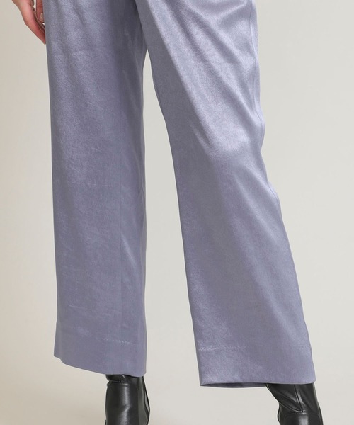 Name.(ネーム)の「【Name.(ネーム)】サテンイージーパンツ W-NMPT-20AW-013(その他パンツ・レディース・パープル/ダークグレー・1/2)」の6枚目の写真