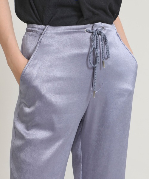 Name.(ネーム)の「【Name.(ネーム)】サテンイージーパンツ W-NMPT-20AW-013(その他パンツ・レディース・パープル/ダークグレー・1/2)」の7枚目の写真