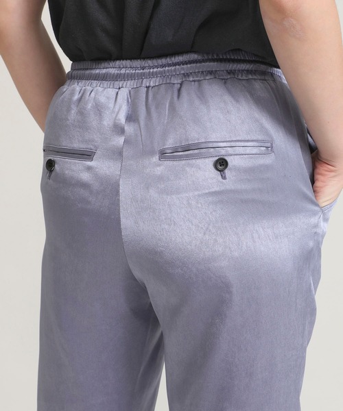 Name.(ネーム)の「【Name.(ネーム)】サテンイージーパンツ W-NMPT-20AW-013(その他パンツ・レディース・パープル/ダークグレー・1/2)」の8枚目の写真
