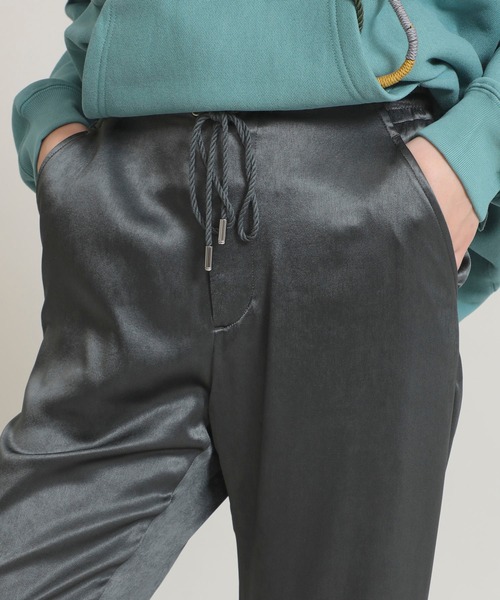 Name.(ネーム)の「【Name.(ネーム)】サテンイージーパンツ W-NMPT-20AW-013(その他パンツ・レディース・パープル/ダークグレー・1/2)」の16枚目の写真