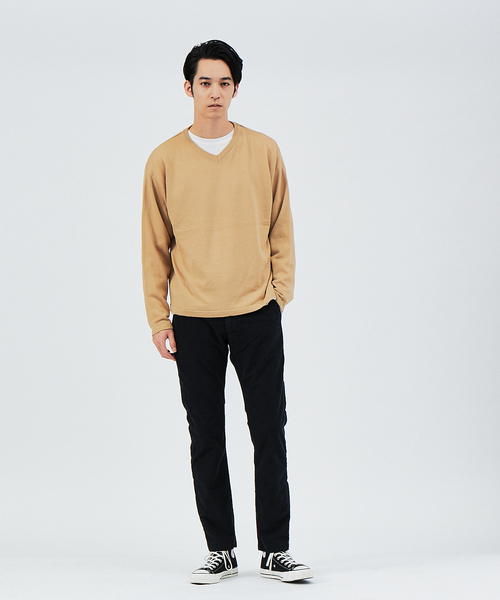 ABAHOUSE（アバハウス）の「アンサンブル レイヤード ニット（ニット/セーター・メンズ・ブラック/ベージュ/ブラウン/レッド・46/48）」の15枚目の写真