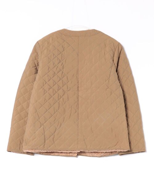 TONE SELECT WEAR（トーンセレクトウェア）の「【TONE SELECT WEAR】ボアキルトJK(MI)（ブルゾン・レディース・ブラック/ブラウン・FREE）」の5枚目の写真