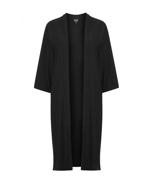 TOPSHOP(トップショップ)の「LONGLINE DUSTER KIMONO/ロングライン ダスターキモノ(その他アウター・レディース・ブラック・8/6/10)」の6枚目の写真