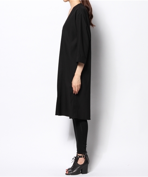 TOPSHOP(トップショップ)の「LONGLINE DUSTER KIMONO/ロングライン ダスターキモノ(その他アウター・レディース・ブラック・8/6/10)」の8枚目の写真