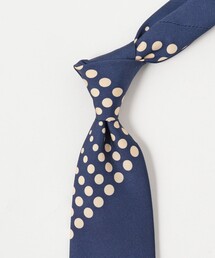 【美品】ホリデーアンドブラウン ネクタイ 黄土色 ネイビー ストライプ 高級 2025年秋冬新作】ホリデー&ブラウン ネクタイ／ストライプ