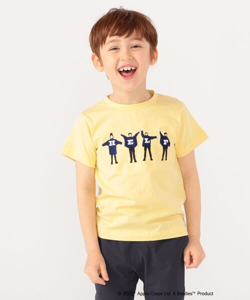 SHIPS（シップス）の「SHIPS KIDS:＜家族おそろい＞【THE BEATLES（ザ・ビートルズ）】TEE 2(100～130cm)（Tシャツ/カットソー・キッズ・ネイビー/グレー/オフホワイト/クリーム/ライトブルー・100/110/120/130）」の3枚目の写真