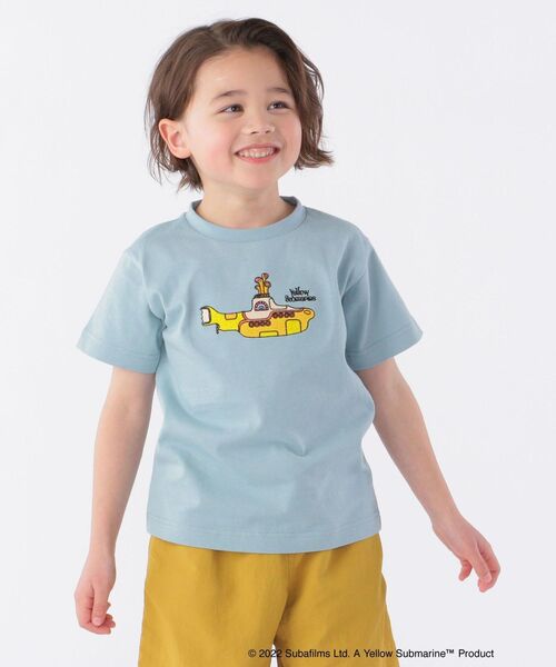 SHIPS（シップス）の「SHIPS KIDS:＜家族おそろい＞【THE BEATLES（ザ・ビートルズ）】TEE 2(100～130cm)（Tシャツ/カットソー・キッズ・ネイビー/グレー/オフホワイト/クリーム/ライトブルー・100/110/120/130）」の4枚目の写真