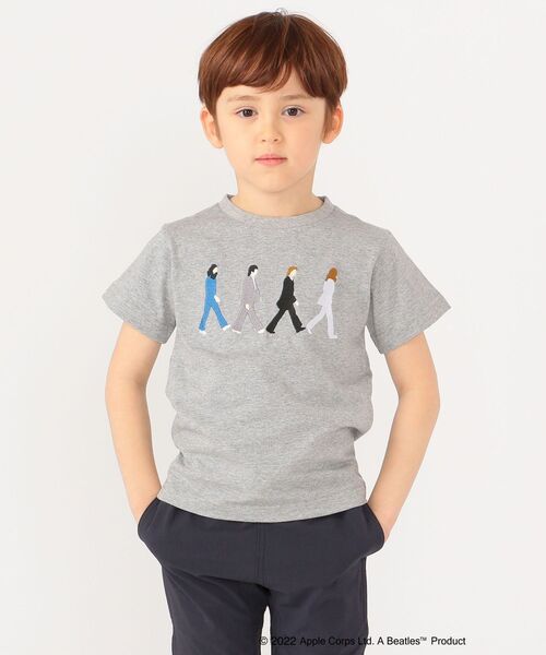 SHIPS（シップス）の「SHIPS KIDS:＜家族おそろい＞【THE BEATLES（ザ・ビートルズ）】TEE 2(100～130cm)（Tシャツ/カットソー・キッズ・ネイビー/グレー/オフホワイト/クリーム/ライトブルー・100/110/120/130）」の8枚目の写真