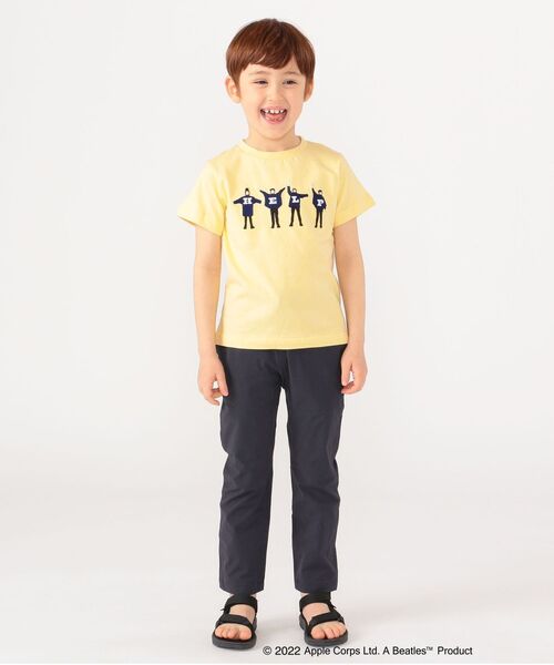 SHIPS（シップス）の「SHIPS KIDS:＜家族おそろい＞【THE BEATLES（ザ・ビートルズ）】TEE 2(100～130cm)（Tシャツ/カットソー・キッズ・ネイビー/グレー/オフホワイト/クリーム/ライトブルー・100/110/120/130）」の10枚目の写真
