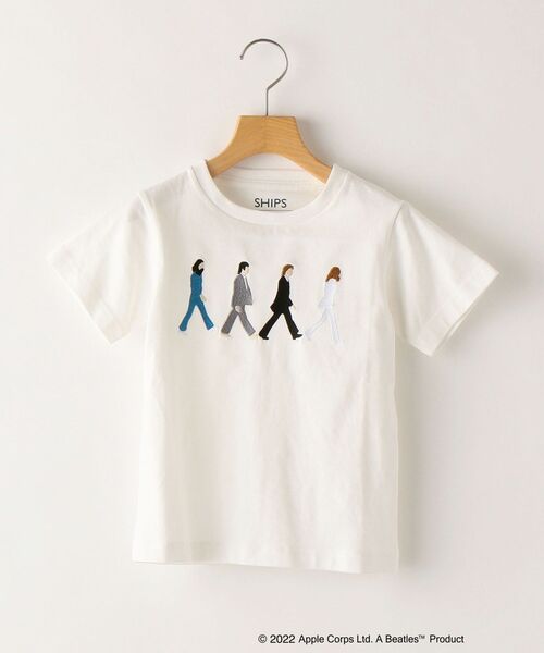 SHIPS（シップス）の「SHIPS KIDS:＜家族おそろい＞【THE BEATLES（ザ・ビートルズ）】TEE 2(100～130cm)（Tシャツ/カットソー・キッズ・ネイビー/グレー/オフホワイト/クリーム/ライトブルー・100/110/120/130）」の14枚目の写真