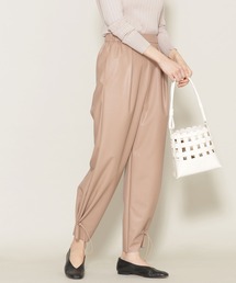 NANO universe | ヴィーガンレザー ジョガーパンツ (セットアップ可)(その他パンツ)