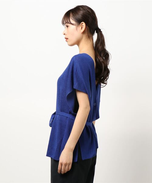 チャイハネ（チャイハネ）の「【チャイハネ】yul 2WAYニットベスト＆トップス（ニット/セーター・レディース・ブラック/ベージュ/ブルー・FREE）」の12枚目の写真