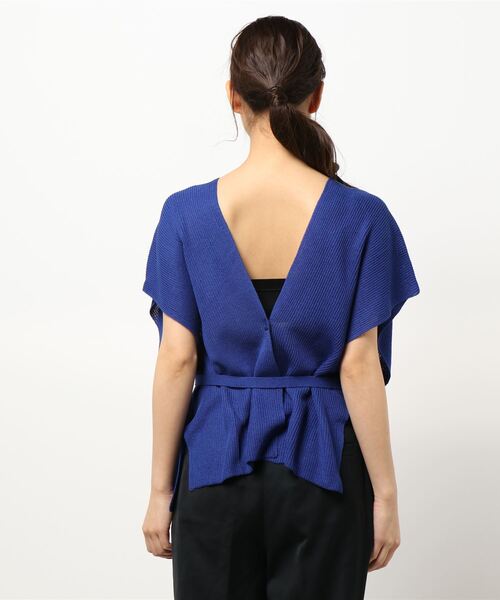 チャイハネ（チャイハネ）の「【チャイハネ】yul 2WAYニットベスト＆トップス（ニット/セーター・レディース・ブラック/ベージュ/ブルー・FREE）」の13枚目の写真