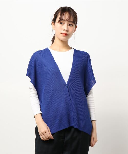 チャイハネ（チャイハネ）の「【チャイハネ】yul 2WAYニットベスト＆トップス（ニット/セーター・レディース・ブラック/ベージュ/ブルー・FREE）」の14枚目の写真